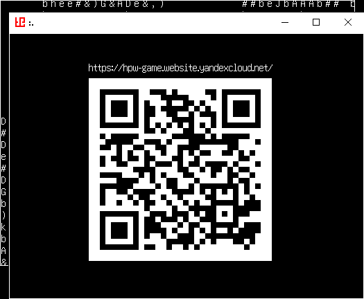 QR-код с ссылкой на сайт по HPW